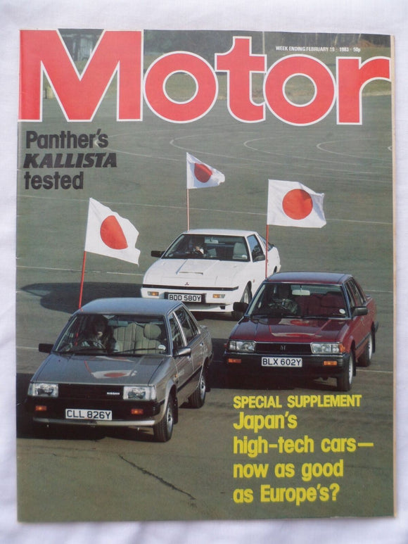 Motor magazine - 19 February 1983 - Panther Kallista