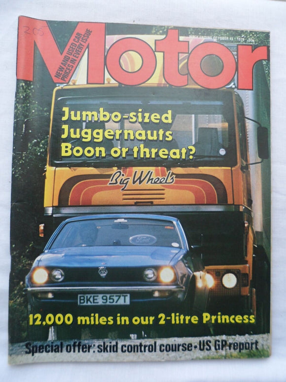 Motor magazine - 13 October 1979 - Austin Princess