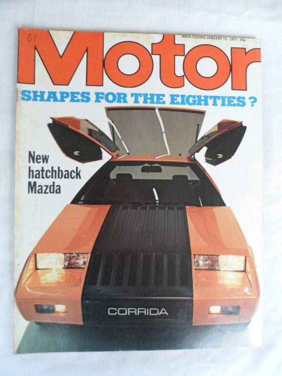 Motor magazine - 15 January 1977 - Shapes for the eighties