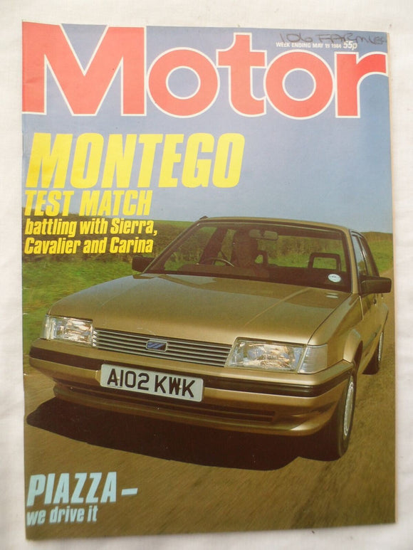 Motor magazine - 19 May 1984 - Austin Montego - Piazza