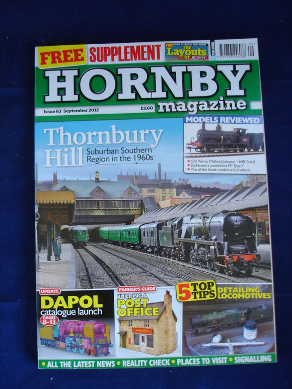 Hornby Magazine # 63 - Sep 2012 - Thornbury Hill - Detailing locomotives