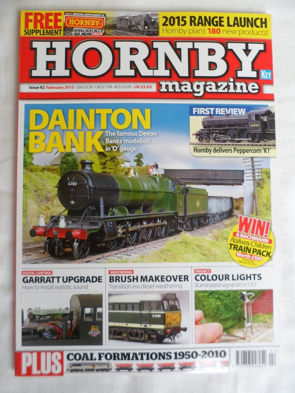 Hornby Magazine # 92 - February 2015 - Coal formations 1950- 2010 - Colour light