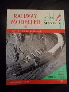 1 - Railway modeller - September 1961 - Contents page shown in photos