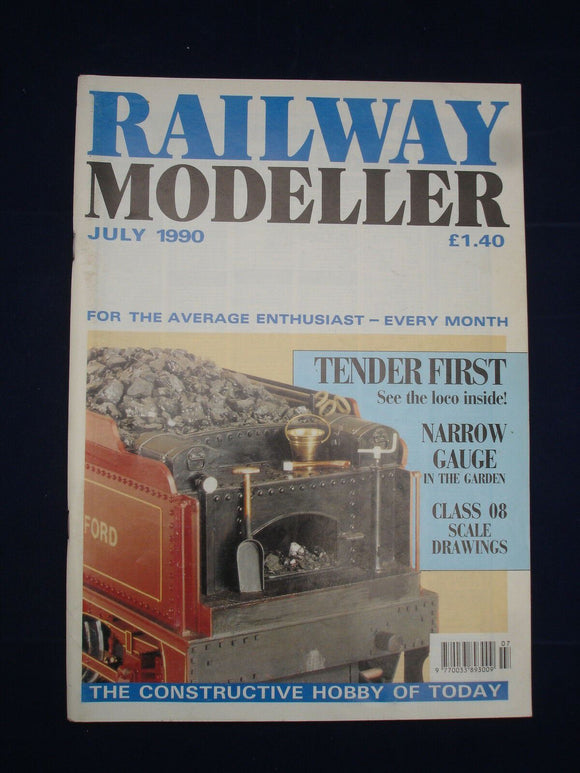 1 - Railway modeller - July 1990 - Contents page shown in photos