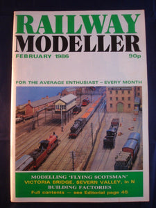 1 - Railway modeller - February 1986 - Contents page shown in photos