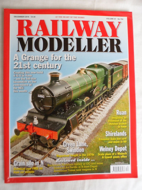 Railway modeller - December 2016 - Welney depot scale drawings