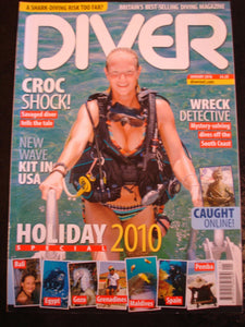 Diving Mag Diver jan 2010 Bali, Maldives, Egypt, Spain, Gozo, Pemba, Dema