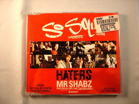 CD Single (B5) - So Solid Crew - Haters - RELENT23CD