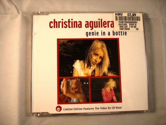 CD Single (B7) - Christina Aguilera ‎– Genie In A Bottle - 74321705492