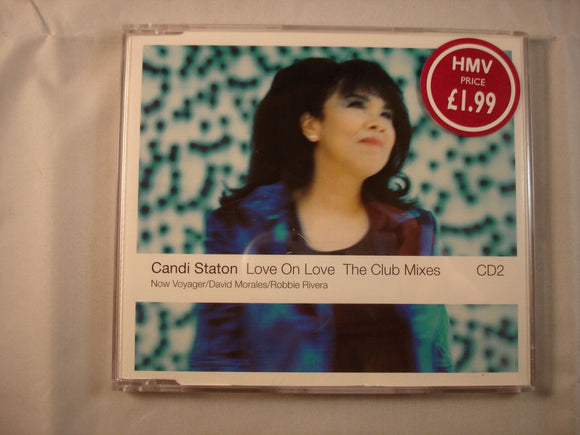 CD Single (B8) -  Candi Staton ‎– Love On Love (The Club Mixes)  - CDREACTX143