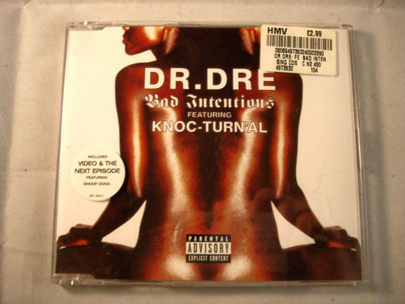 CD Single (B11) - DR. Dre - Bad intentions - 4973932