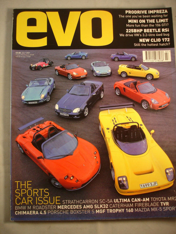 Evo Magazine # 33 - Sports car issue - DB7 buying guide