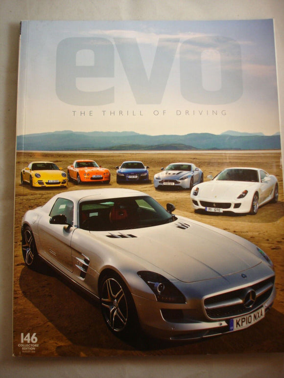 Evo Magazine #146 SLS AMG - R8 - 911 - 599 - V12 Vantage - Focus RS500