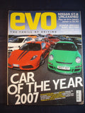 Evo Magazine # Dec 2007 - Nissan GT R - car of the year