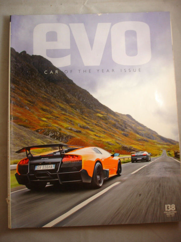 Evo Magazine # 138 - Evo IX buying guide - Megane 250 - Lexus LFA - 997 GT3 RS