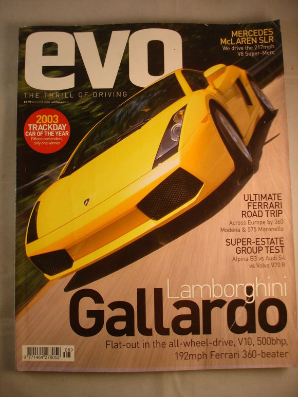 Evo Magazine # 58 - Gallardo - Super estates - M5 buying guide