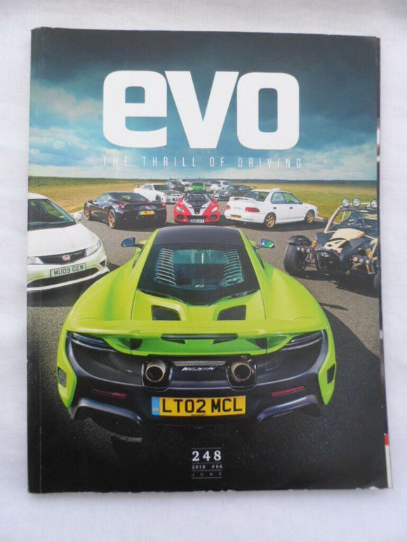 Evo Magazine issue # 248 - AMG GT R - 50K Ferrari - Twingo