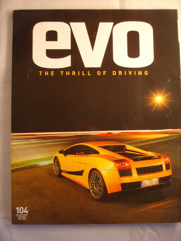 Evo Magazine issue # 104 - Gallardo - Corsa VXR - Elise - Cayenne - ML63