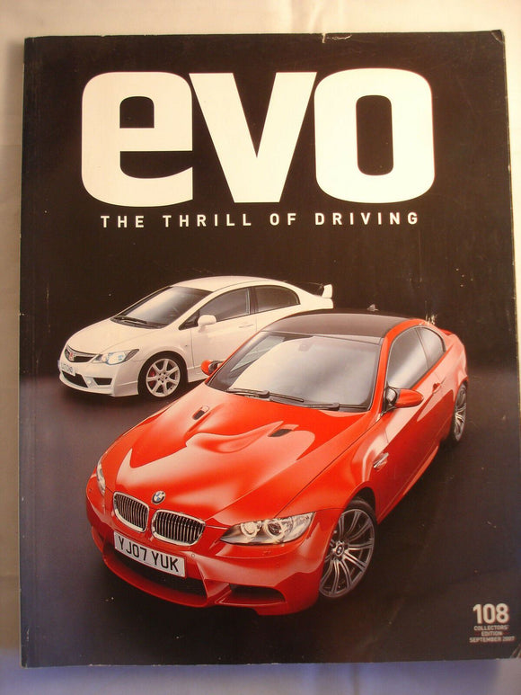 Evo Magazine issue # 108 - M3 - RS4 - Civic Type R - Lamborghini - Alpina B3