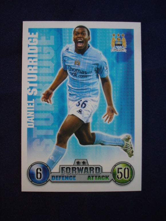 Match Attax - football card -  2007/08 - Man City - Daniel Sturridge