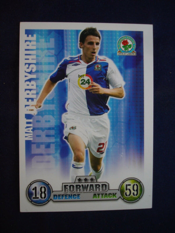 Match Attax - football card -  2007/08 - Blackburn Rovers - Matt Derbyshire