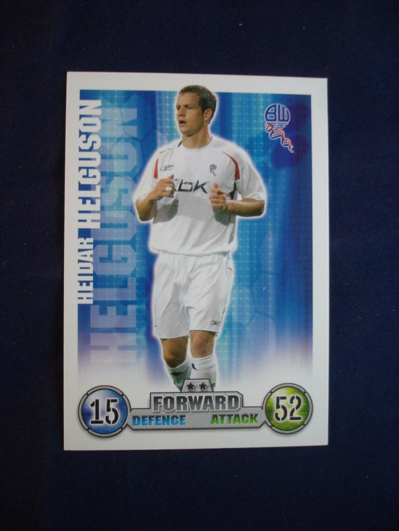 Match Attax - football card -  2007/08 - Bolton Wanderer - Heidar Helguson