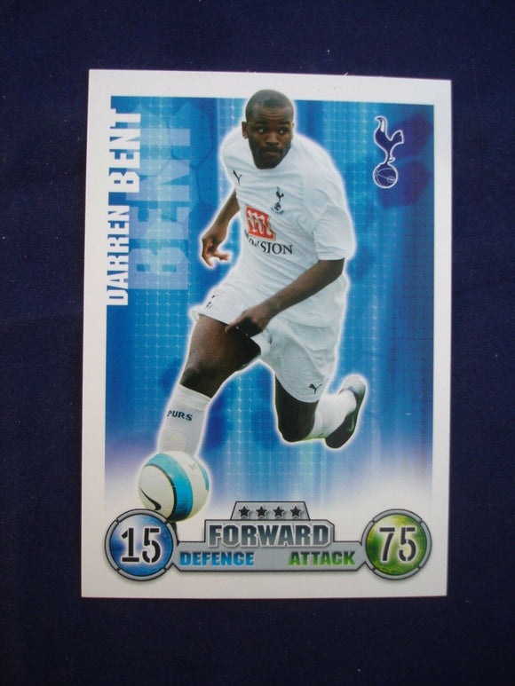 Match Attax - football card -  2007/08 - Tottenham - Darren Bent