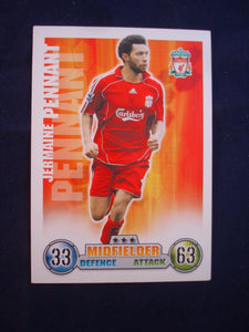 Match Attax - football card -  2007/08 - Liverpool - Jermaine Pennant