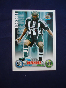 Match Attax - football card -  2007/08 - Newcastle -  Geremi