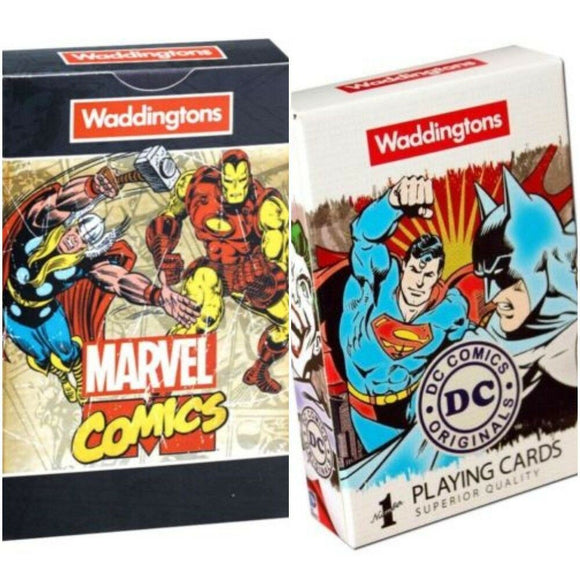 Marvel DC Comic Retro Playing Cards - Hulk Ironman spiderman wolverine