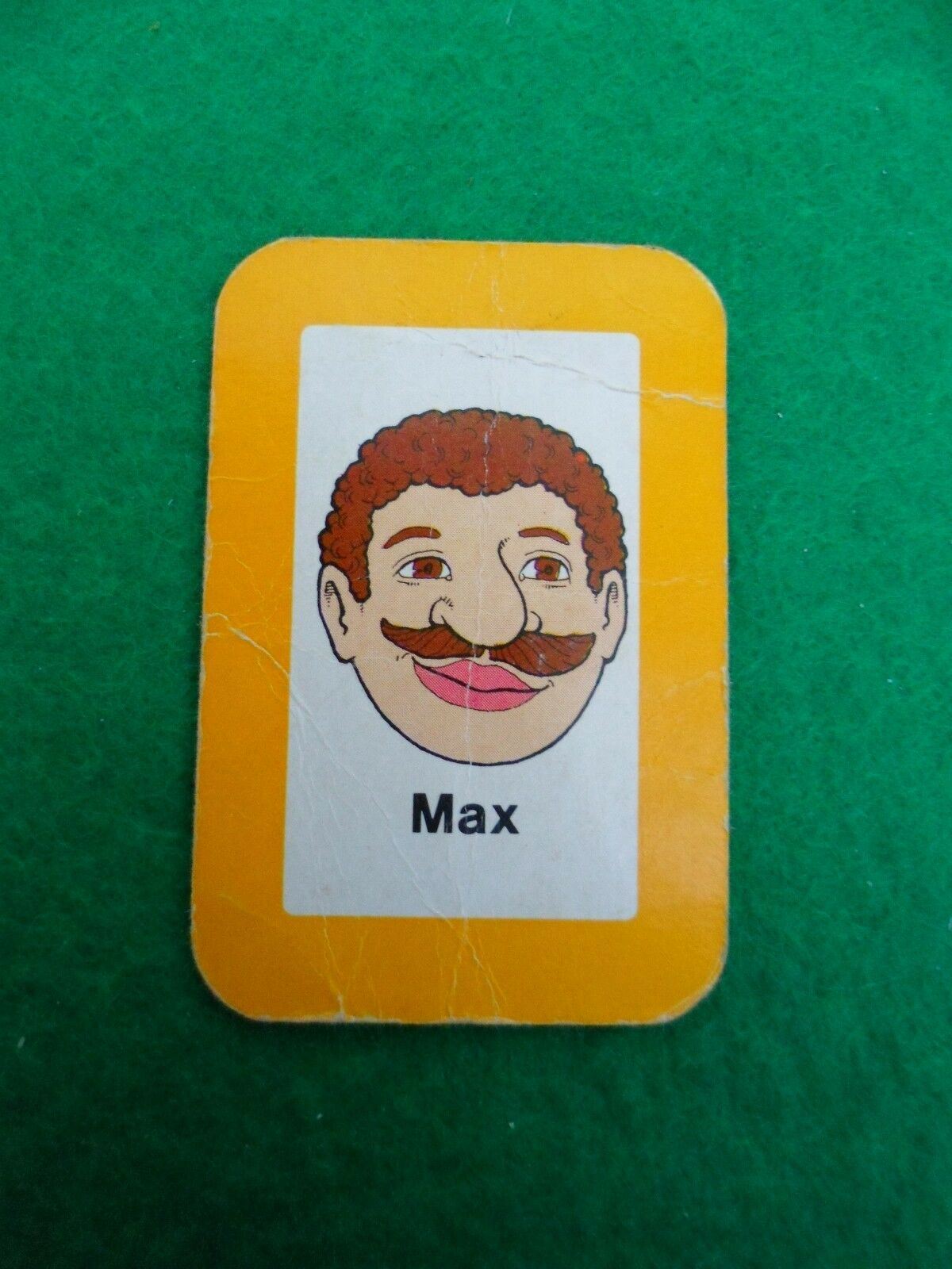 COMPANY GAME GUESS WHO? MB GAMES PARTS CARD REPLACEMENT BERNARD CHARACTER