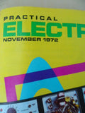 Vintage Practical Electronics Magazine - Nov 1972  - contents shown in photos