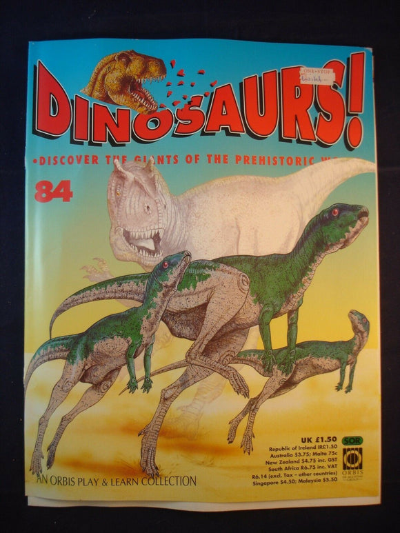 DINOSAURS MAGAZINE - ORBIS  - Play and Learn - Issue 84 - Dysalotosaurus