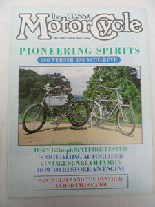 The Classic Motorcycle - Dec 1986 - How to restore an engine