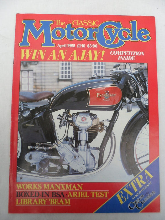 The Classic Motorcycle - April 1985 - Works Manxman - Ariel