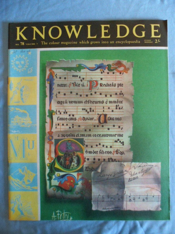 Knowledge 1960's comic magazine (1961 1962 1963 1964) - issue # 78