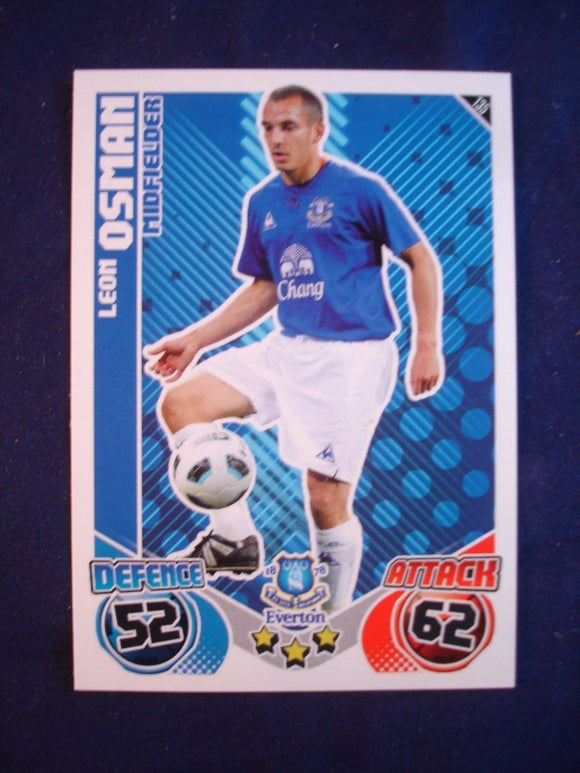 Match Attax 2010/11 - Everton - Leon Osman