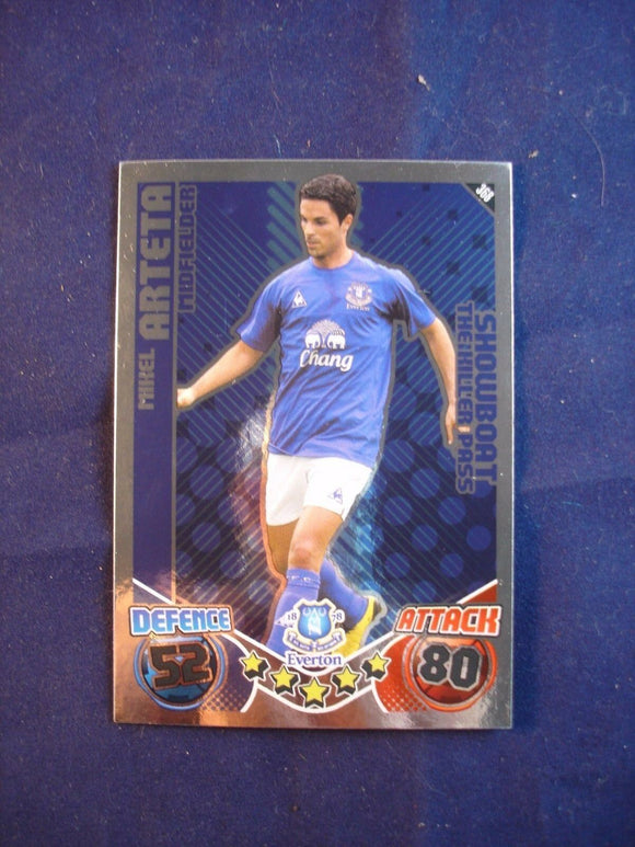 Match Attax 2010/11 - Everton - Mikel Arteta - Showboat