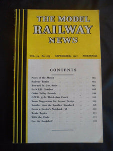 Model Railway News - September 1947