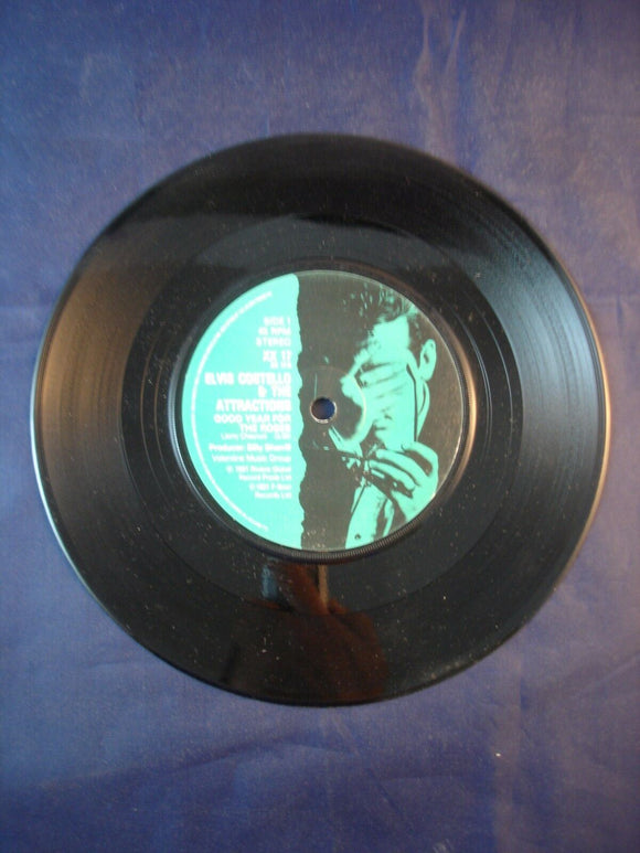 7'' Single Rock  - Elvis Costello - Good year for the Roses - XX 17