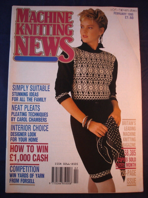 Machine Knitting news magazine - February 1990