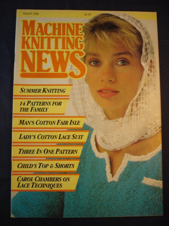 Machine Knitting news magazine - August 1986