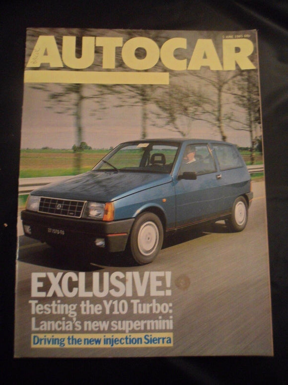 Autocar - w/e 5 June 1985 - Lancia Y10 Turbo - Bmw M323i Cabriolet