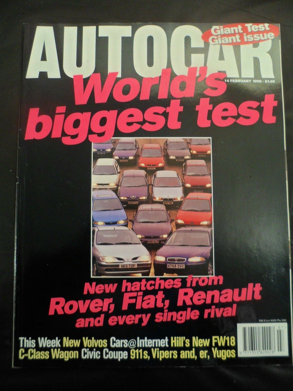 Autocar - 14 February 1996 - 911 - 14 car test