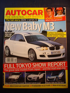 Autocar -31st October 2007 - Schumacher vs Lewis