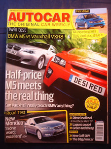 Autocar - 13th June 2007 - VXR8 - M5 - Mondeo - Impreza