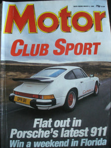 Motor magazine Mar 5 1998 Porsche 911