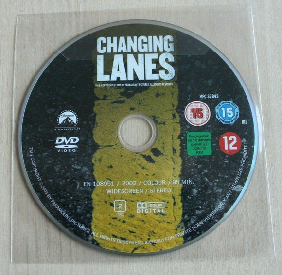 Changing Lanes - Film - DVD Disc only