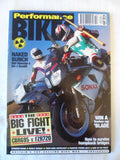 Performance Bikes - October 1995 - CBR 695 - FZR 720 - 600 Monster