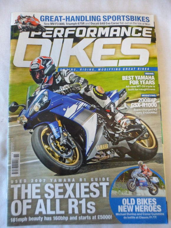 Performance Bikes - November 2013 - R1 - GSX 1000 - Ducati 848